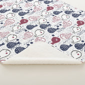 Niedliche Fisch-Muster-Decken Sherpadecke (3/4)