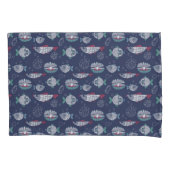 Niedliche Fisch-Muster-Kissen Kissenbezug (Vorderseite)