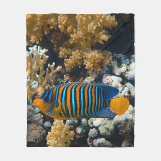 Niedliche Fische Fleecedecke (Vorderseite)