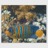 Niedliche Fische Geschenkpapier (Flach)