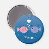 Niedliche Fische Rosa und Blau Cartoon Fische nach Magnet (Vorderseite/Rückseite)