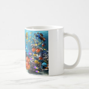 niedliche Fischentwurfs-Kaffee-Tasse Kaffeetasse