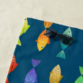 Niedliche Fischmuster Strandtuch (Beispiel)