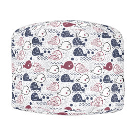 Niedliche Fish Pattern Hocker