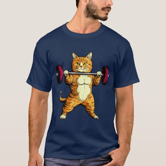 Niedliche Fitness Katzen - Kitty T - Shirt (Vorderseite)