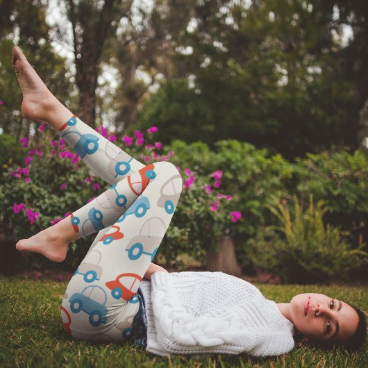 niedliche Flachwagen Leggings