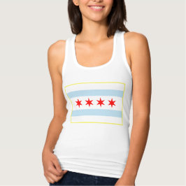 Niedliche Flagge Chicago Tank Top