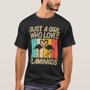 Niedliche Flamingo Kunst, Dichtung und Musik T-Shirt