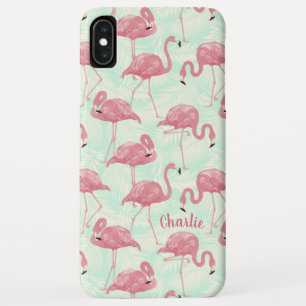 Niedliche Flamingo Muster individuelle Name Gehäu Case-Mate iPhone Hülle