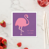 Niedliche Flamingo-Papierservietten Serviette (Beispiel)
