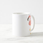 Niedliche Flamingo-Tasse Kaffeetasse (VorderseiteRechts)