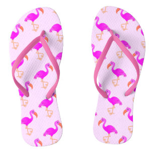 Niedliche Flamingos - Happy Badesandalen