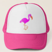 Niedliche Flamingos - Happy Truckerkappe (Vorderseite)