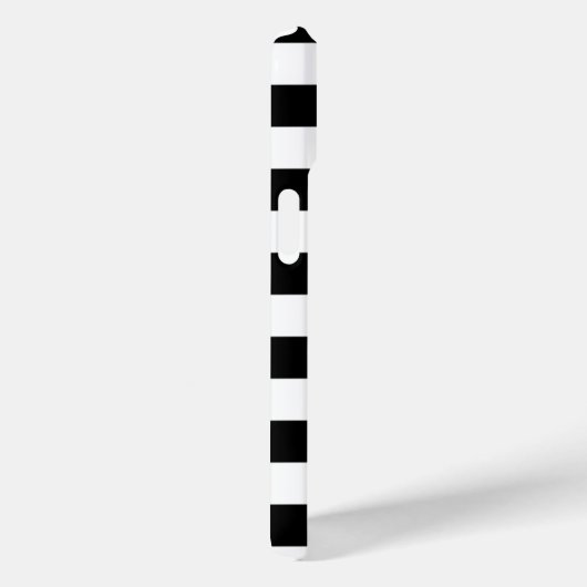 Niedliche Flamingos, schwarze, weiße Streifen Pers Case-Mate iPhone Hülle (Rückseite / Rechts)