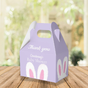 niedliche, flauschige Babydusche Geschenkschachtel