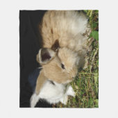 Niedliche, flauschige Bundsen Fleecedecke (Vorderseite)