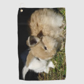 Niedliche, flauschige Bundsen Golfhandtuch (Vorderseite)