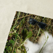 Niedliche, flauschige Bundsen Strandtuch (Beispiel)