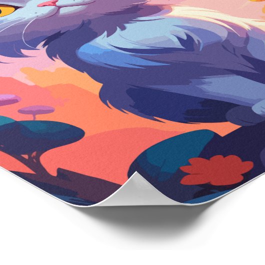 Niedliche Flaute Poster (Ecke)