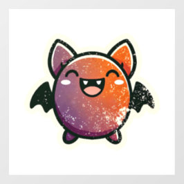 Niedliche Fledermaus Fensteraufkleber