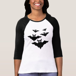 Niedliche Fledermäuse halloween Frau Langärmel T - T-Shirt