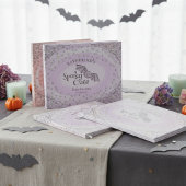 Niedliche Fledermäuse Halloween-Kinderdusche Gästebuch