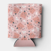 Niedliche Fledermäuse und Geisterhaus Dosenkühler (Vorderseite)