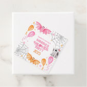 Niedliche Fledermäuse und Gespenster Pastell Hallo Geschenkanhänger (Beispiel)