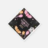 Niedliche Fledermäuse und Gespenster Pastell Hallo Serviette (Ecke)