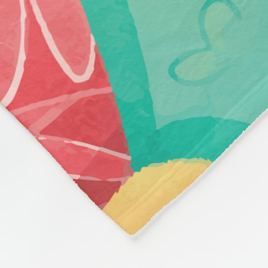 Niedliche Fleece-Decke Osterhasewatercolor-| Fleecedecke (Ecke)