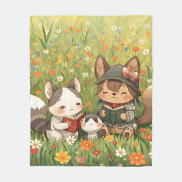 Niedliche Fleecedecke