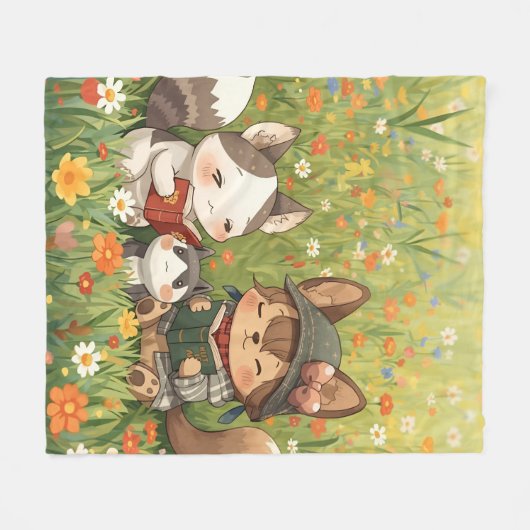 Niedliche Fleecedecke (Vorderseite (Horizontal))