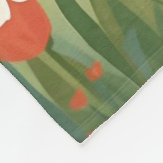 Niedliche Fleecedecke (Ecke)