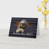 Niedliche Fliege hat man den ersten Metallvorhang Karte (Gelbe Blume)