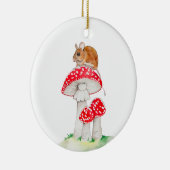 Niedliche Fliegenmaus Keramik Ornament (Rechts)