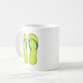 Niedliche Flip Flops Kaffeetasse (Vorderseite Links)