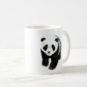 Niedliche flockige kleiner Panda-Bären Kaffeetasse (VorderseiteRechts)