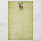 Niedliche Floppy Bunny - Stationery No Lines Briefpapier (Vorderseite)