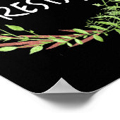 Niedliche Flora - Resist Poster (Ecke)