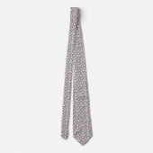 Niedliche Flora Wiadow Pattern Neck Tie Krawatte (Rückseite)