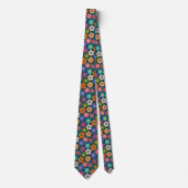 Niedliche Flora Wiadow Pattern Neck Tie Krawatte (Vorderseite)