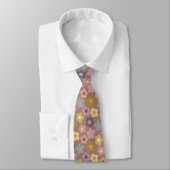 Niedliche Flora Wiadow Pattern Neck Tie Krawatte (Gebunden)