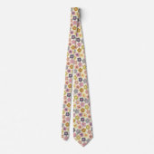 Niedliche Flora Wiadow Pattern Neck Tie Krawatte (Rückseite)
