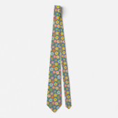 Niedliche Flora Wiadow Pattern Neck Tie Krawatte (Vorderseite)