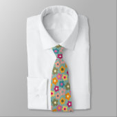 Niedliche Flora Wiadow Pattern Neck Tie Krawatte (Gebunden)