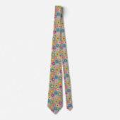 Niedliche Flora Wiadow Pattern Neck Tie Krawatte (Vorderseite)