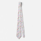 Niedliche Flora Wiadow Pattern Neck Tie Krawatte (Vorderseite)
