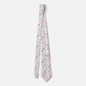 Niedliche Flora Wiadow Pattern Neck Tie Krawatte (Rückseite)