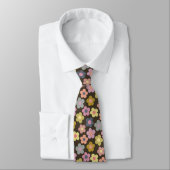 Niedliche Flora Wiadow Pattern Neck Tie Krawatte (Gebunden)