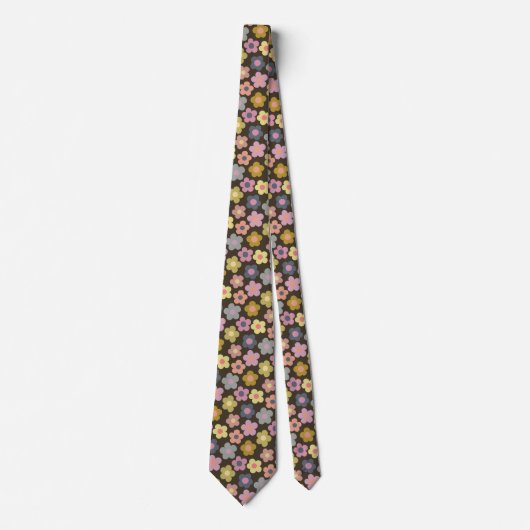 Niedliche Flora Wiadow Pattern Neck Tie Krawatte (Vorderseite)